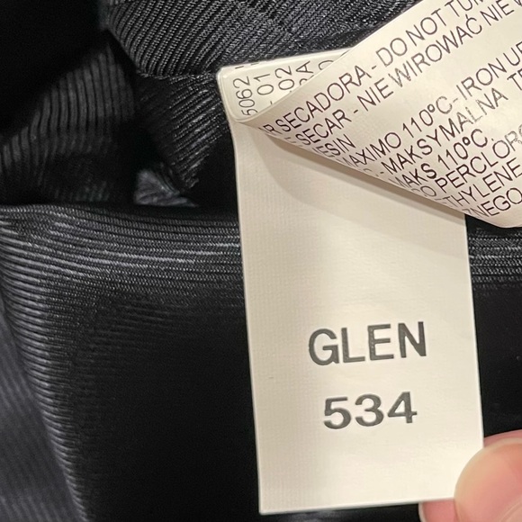 Zara Basic Navy Cropped Button Accent Jacket - Picture 6 of 7